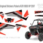 Replica original stickers Polaris RZR 1000 XP 2017