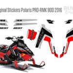 Replica original stickers Polaris 800 PRO-RMK 800 2016