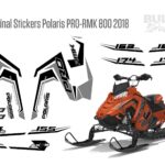 Replica original stickers Polaris 800 PRO-RMK 2018